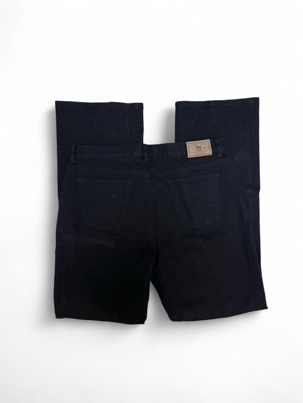 Vintage Ralph Lauren Black Straight-Leg Women's Jeans